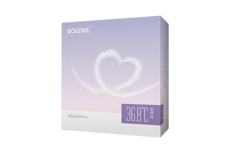 SOLOVE亲呼吸350mm夜用卫生巾